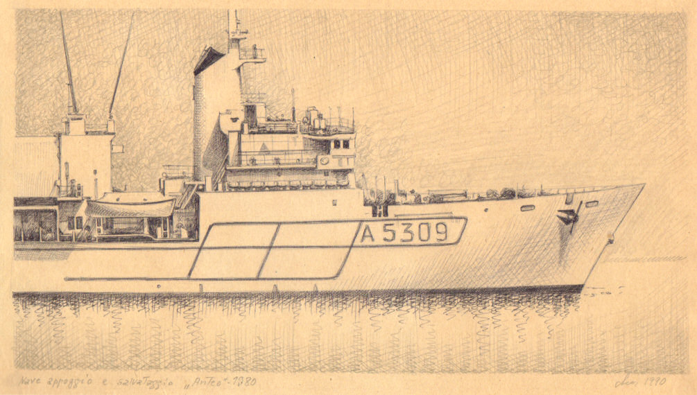 1980 - Nave appoggio e salvataggio 'Anteo'